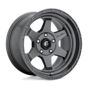Fuel 1PC D665 SHOK MATTE ANTHRACITE 17x9