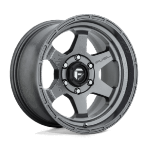 Fuel 1PC D665 SHOK MATTE ANTHRACITE 16x7