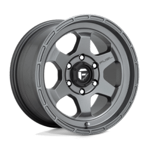 Fuel 1PC D665 SHOK MATTE ANTHRACITE 17x9