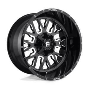 Fuel 1PC D611 STROKE GLOSS BLACK MILLED 20x9