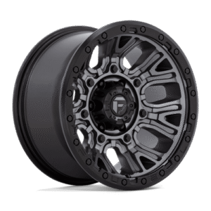 Fuel 1PC D825 TRACTION MATTE GUNMETAL W/ BLACK RING 20x9
