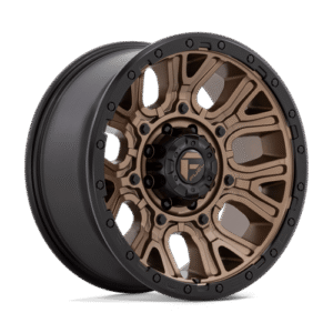 Fuel 1PC D826 TRACTION MATTE BRONZE W/ BLACK RING 20x9