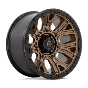 Fuel 1PC D826 TRACTION MATTE BRONZE W/ BLACK RING 20x10