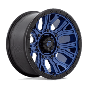 Fuel 1PC D827 TRACTION DARK BLUE W/ BLACK RING 20x10