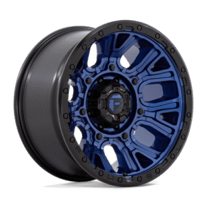 Fuel 1PC D827 TRACTION DARK BLUE W/ BLACK RING 20x10