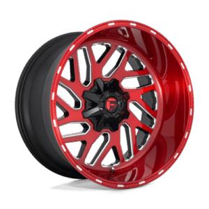 Fuel 1PC D691 TRITON CANDY RED MILLED 22x10