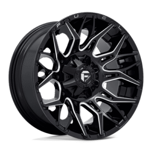Fuel 1PC D769 TWITCH GLOSSY BLACK MILLED 20x10