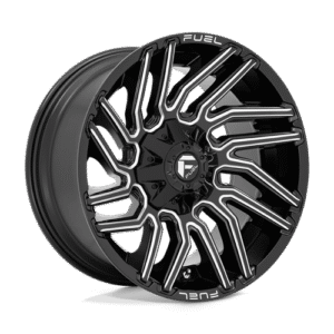 Fuel 1PC D773 TYPHOON GLOSS BLACK MILLED 20x10