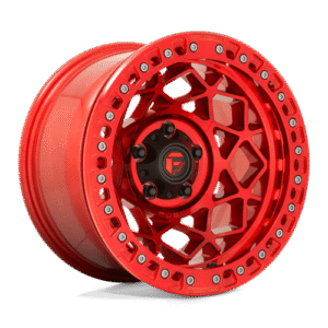 Fuel 1PC D121 UNIT BEADLOCK CANDY RED 17x9