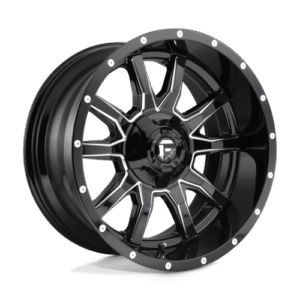Fuel 1PC D627 VANDAL GLOSS BLACK MILLED 20x9