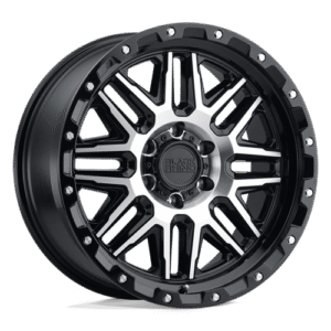 Black Rhino Hard Alloys ALAMO GLOSS BLACK W/ MACH FACE 20x9