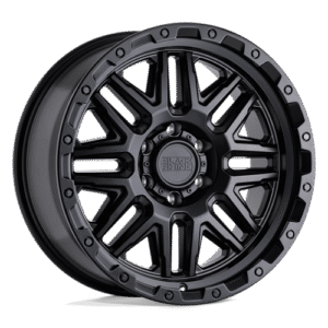 Black Rhino Hard Alloys ALAMO MATTE BLACK W/ BLACK BOLTS 20x9