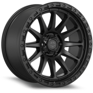 AMERICANOUTLAW SPIKE Satin Black 20x9