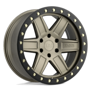 Black Rhino Hard Alloys ATTICA MATTE BRONZE W/ BLACK RING 20x9.5