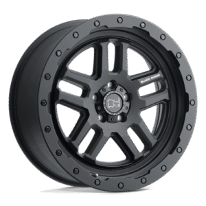 Black Rhino Hard Alloys BARSTOW TEXTURED MATTE BLACK 17x8