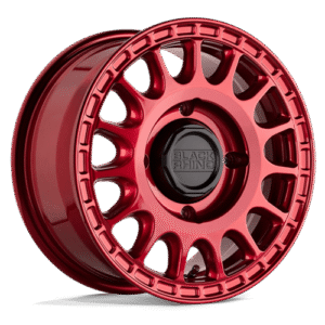 Black Rhino Hard Alloys - UTV SANDSTORM UTV CANDY RED 15x7