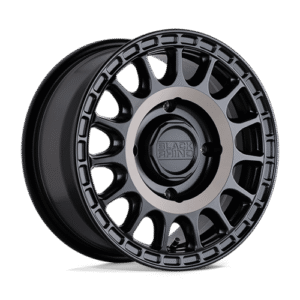 Black Rhino Hard Alloys - UTV SANDSTORM UTV SEMI GLOSS BLACK W/ MACH TINT 15x7
