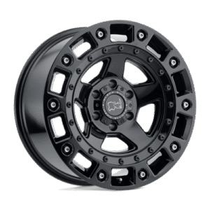 Black Rhino Hard Alloys CINCO GLOSS BLACK W/ STAINLESS BOLT 20x9.5