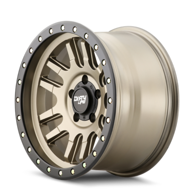 DIRTY LIFE CANYON PRO Satin Gold Black Lip 17x9 - Image 2