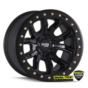 DIRTY LIFE Dual Tek DT1 Matte Black 17x9