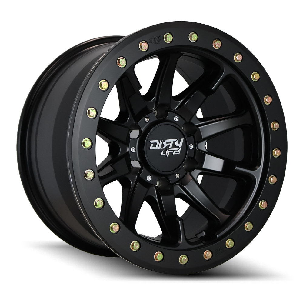 DIRTY LIFE Dual Tek DT2 Matte Black 17x9