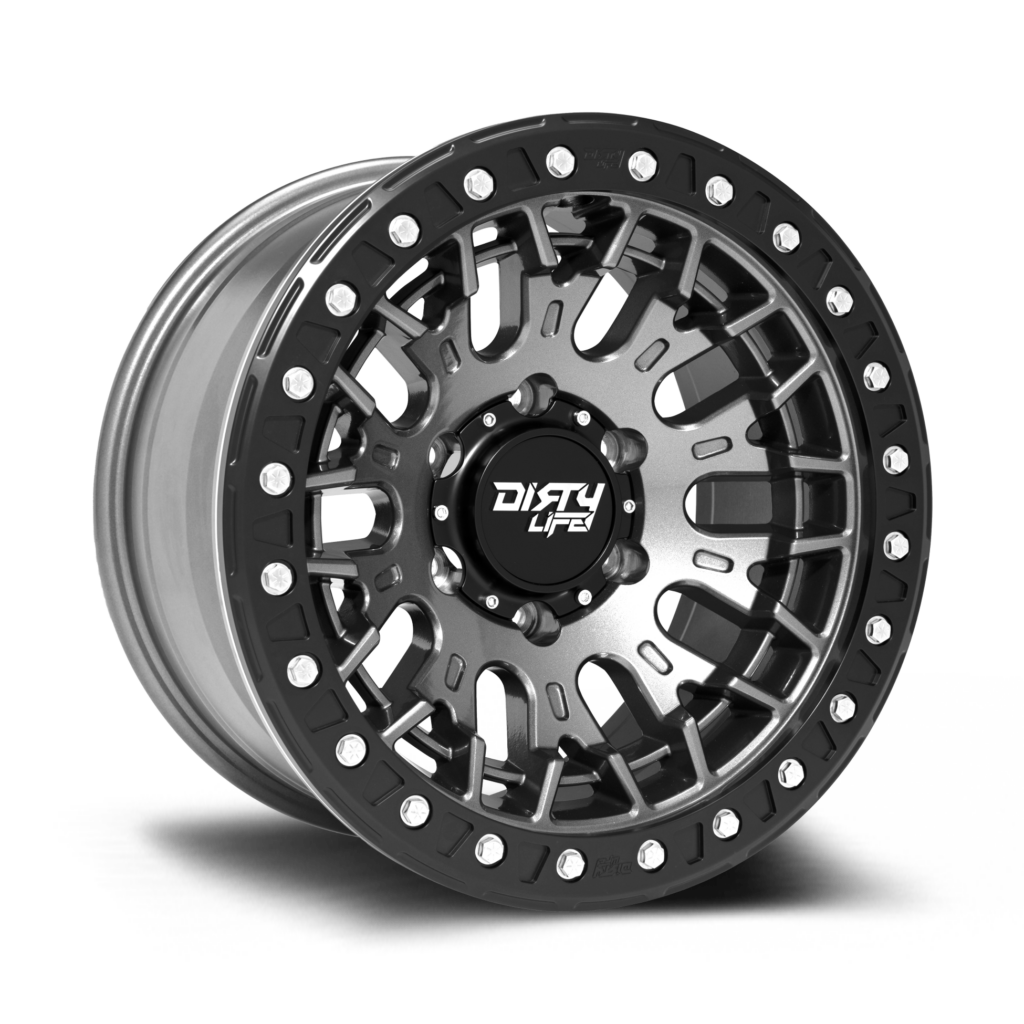 DIRTY LIFE Dual Tek DT4 Gloss Metallic Graphite 17x9