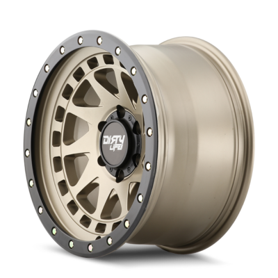 DIRTY LIFE ENIGMA PRO Satin Gold Black Lip 17x9 - Image 2