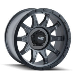 DIRTY LIFE ROADKILL Matte Gunmetal Black Lip 15x7