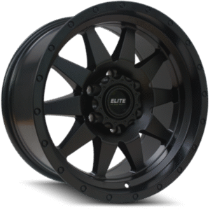 RACELINE 937 COMBAT Matte Black 17x9