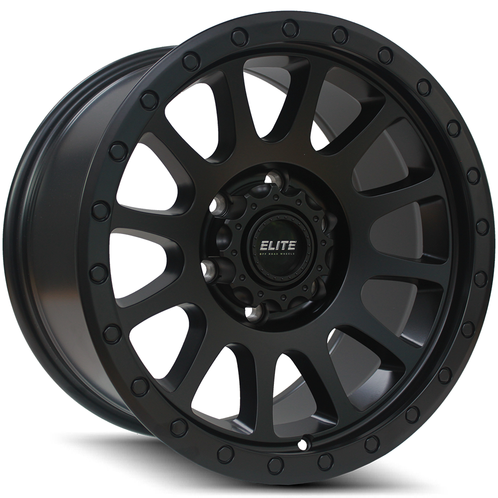 ELITE PODIUM Satin Black 18x9