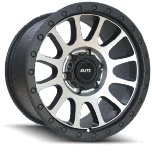 ELITE PODIUM Satin Black Machined 18x8.5