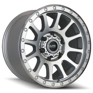 ELITE PODIUM Silver Machined 18x9