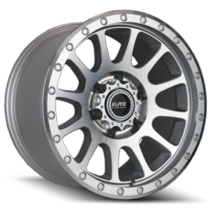 ELITE PODIUM Silver Machined 18x8.5