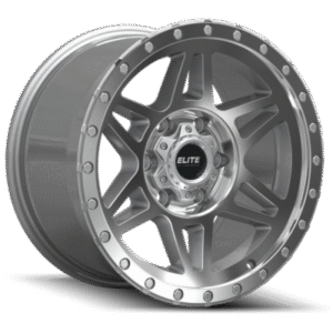 ELITE WEAPON Silver Machined 18x9