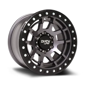 DIRTY LIFE Dual Tek DT4 Gloss Metallic Graphite 18x9