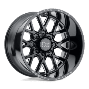 Black Rhino Hard Alloys GRIMLOCK GLOSS BLACK & MILLED 22x11.5
