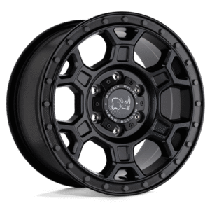 Black Rhino Hard Alloys MIDHILL MATTE BLACK W/ GUNMETAL BOLTS 18x8