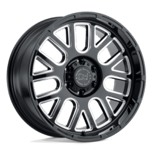 Black Rhino Hard Alloys PISMO GLOSS BLACK W/ MILLED SPOKES 20x9.5
