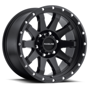 RACELINE 934 CLUTCH Matte Black 20x9