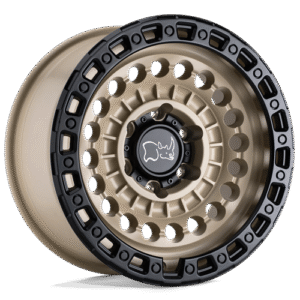 Black Rhino Hard Alloys SENTINEL DESERT SAND W/ BLACK RING 17x8.5