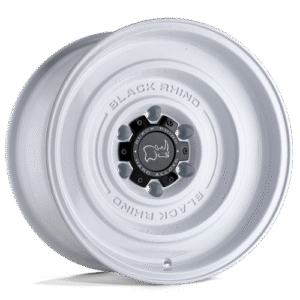 Black Rhino Hard Alloys SOLID GLOSS WHITE 17x9.5