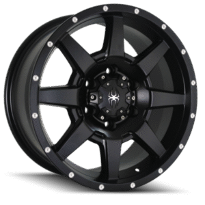 SPYDER TITAN V2 Satin Black 17x8.5
