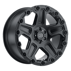 Black Rhino Hard Alloys COG MATTE BLACK 20x9.5
