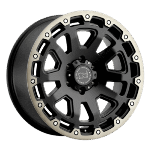 Black Rhino Hard Alloys RAZORBACK MATTE BLACK W/ MACH DARK TINT 20x12