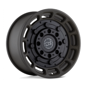 Black Rhino Hard Alloys WARTHOG MATTE OD GREEN W/ BLACK CENTER 17x8.5