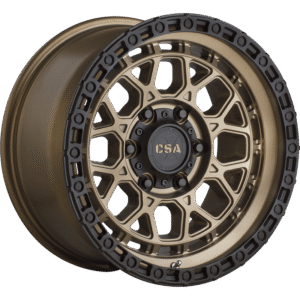 CSA Thunder Satin Bronze Black Lip 18x9