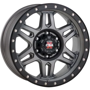 CSA Militant Satin Black 17x9
