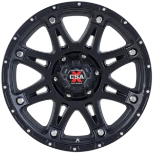 CSA Predator Satin Black 17x8.5