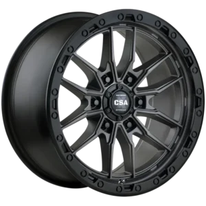 CSA Razorback Satin Graphite Black Lip 18x9