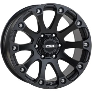 CSA Bullet Satin Black 18x9